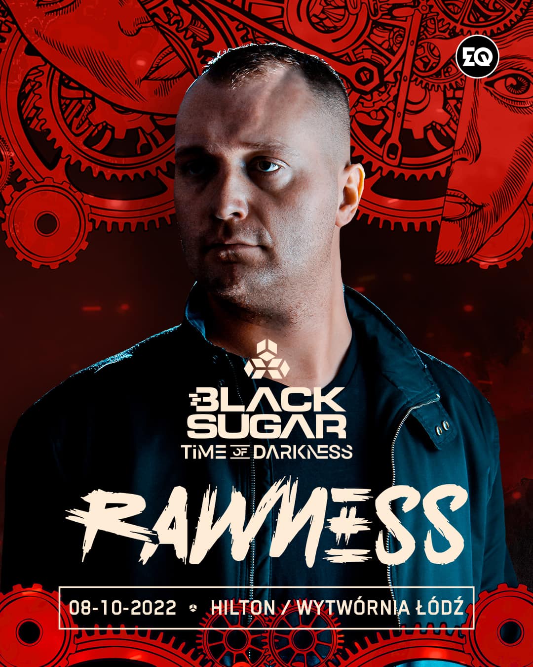 RAWNESS wystąpił na BLACK SUGAR: TIME OF DARKNESS, 07.10.2022, ŁÓDŹ, WYTWÓRNIA